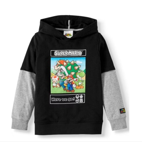 Super Mario Bros Other - Super Mario Bros Hoodie Size XXL NWT
